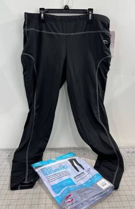 Coldpruf 091641165043 Womens Quest Performance Base Layer Pants - Black Xl