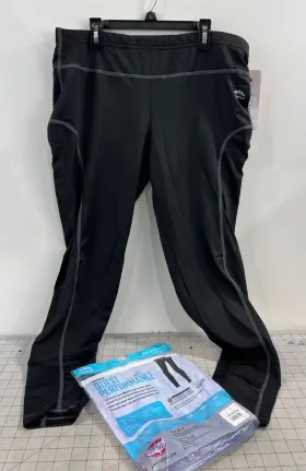 Coldpruf 091641165043 Womens Quest Performance Base Layer Pants - Black Xl