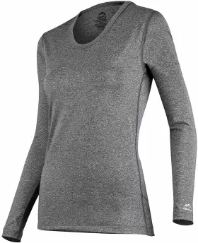 Coldpruf 091641174632 Premium Performance Base Layer Womens Crew Neck Shirt - High
