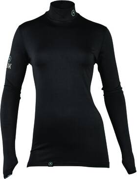 Coldpruf 091641175042 Peak Performance Womens Warmer Mock Top - Blue Large