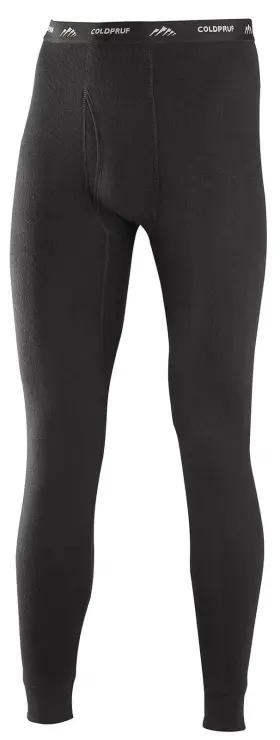 90f-blk-l Coldpruf Baselayer Mens Basic Dual Layer Bottom Black Large Tall