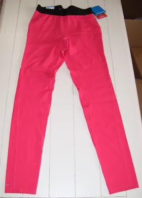 Columbia 193855155176 Bright Geranium Omni Heat Reflective Midweight Baselayer Leggings S