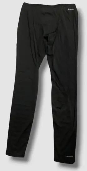 Columbia 194895841814 Kids Boys Black Thermal Omni-heat Midweight Baselayer Tights Size M