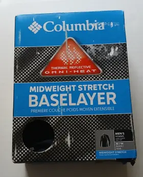 Columbia 888664414988 Men S Omni-heat Midweight Mens Baselayer Half Zip M 38-41 New