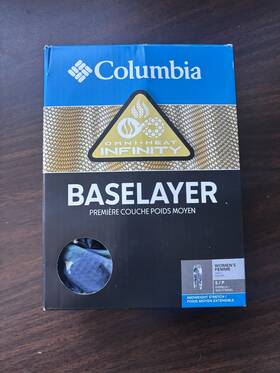 Columbia Al4888-429 Omni-heat Infinity Tight Thermal Base Layer Bottom Blue Womens S