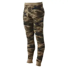 Croft & Barrow 400332858063 New And Long Underwear Thermal Pants - Green Camouflage Xlt 40-42
