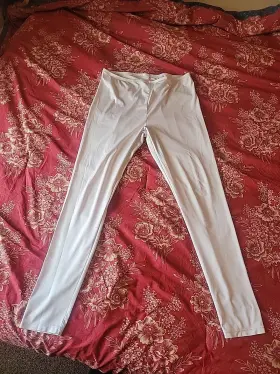 Cuddl Duds 070000035586 Used White Dud Womens Long Thermal Underwear Pants