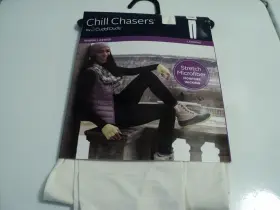 Cuddl Duds 086201523104 Leggings Womens Med Ivory Chill Chasers Warm Layers Stretch Micofiber