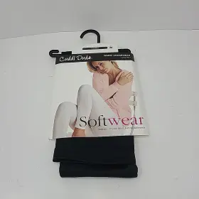 Cuddl Duds 086201567986 Softwear Warm Underwear Long Black Pant Size Medium