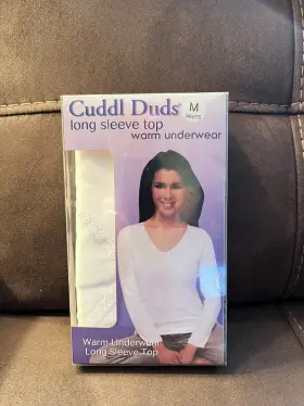 Cuddl Duds 086201803459 Long Sleeve Top Warm Underwear Women M