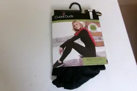Cuddl Duds 196194516172 High Waist Legging Black Size X-large
