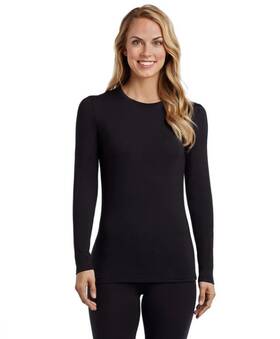 Cuddl Duds 196194518503 Nwt Womens Softwear With Stretch Ls Crew Top Size Medium