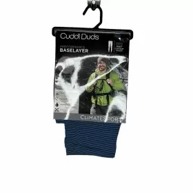 Cuddl Duds 196194529233 Mens Midweight Climate Sport Performance Baselayer Pants Xxl Blue St