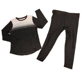 Cuddl Duds 196194823966 Climateright By Women S 2-piece Set Top And Legging Base Layer Size Xxl