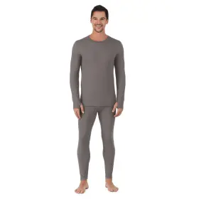 Cuddl Duds 196194953687 Mens Thermal Underwear - Heavyweight Base Layer 2-piece Set Cozy Moisture-w