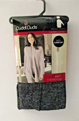 Cuddl Duds 197117334484 Womens Wrap With Thumbholes Softknit Plus Size 1x/2x