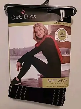 Cuddl Duds 197117342052 Softwear Stretch High-waist Leggings Size M New - Free Shipping