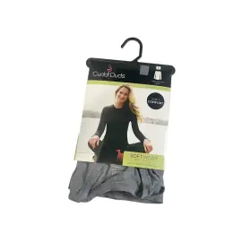 Cuddl Duds 197117343752 Womens Softwear Stretch Long Sleeve Crew Top S Charcoal Gray New