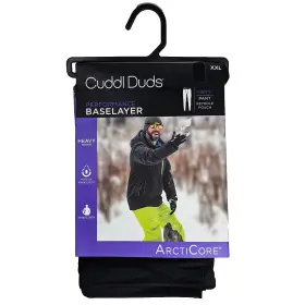 Cuddl Duds 197117364542 Arcticore Performance Baselayer Thermal Pants Mens Xxl 44-46 Black