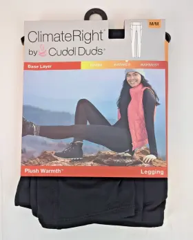 Cuddl Duds 197117502142 Climateright Womens Medium Stretch Leggings Base Layer Warmer