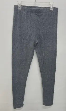 Cuddl Duds 197117574293 Womens Stretch Fleece 10.5 Inch Rise Base Layer Legging Heather Grey M