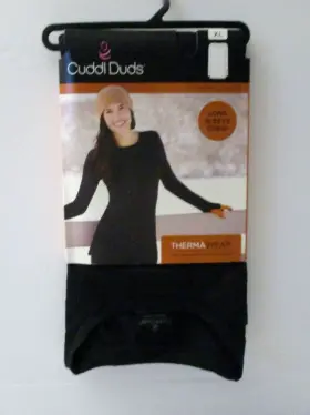 Cuddl Duds 198110165365 Womens Long Sleeve Crew Thermawear Top Size Xl 18-20