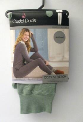 Cuddl Duds 198110175272 Womens Cozy Stretch Thermal Legging Size Large 14-16