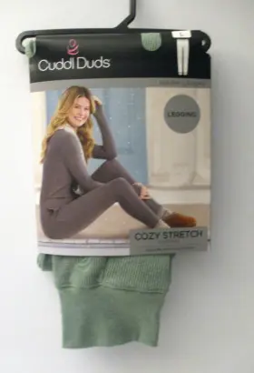 Cuddl Duds 198110175272 Womens Cozy Stretch Thermal Legging Size Large 14-16