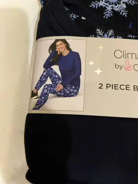 Cuddl Duds 198110457972 Climateright By Women S 2-piece Base Layer Top And Legging Set Sz Xl