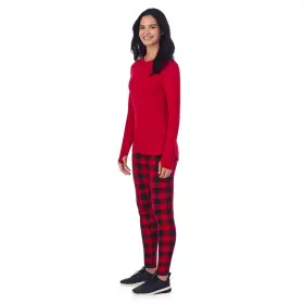 Cuddl Duds 198110458061 Climateright By Womens Small 2 Piece Base Layer Set - Classic Buffalo