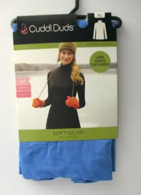 Cuddl Duds 199024105249 Womens Softwear Stretch Long Sleeve Turtleneck Top Xl 18-20