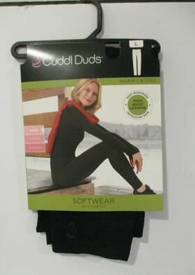 Cuddl Duds 199024107632 Womens Softwear With Stretch High Waist Leggings Size L 14/16