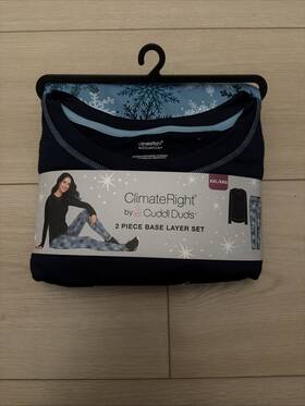 Cuddl Duds 199024236349 Climateright By Womens 2 Piece Base Layer Set Size-xxl