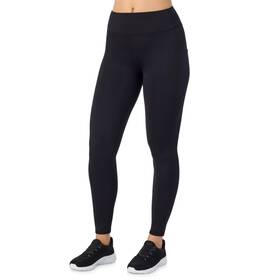 Cuddl Duds 199024341258 Womens Climatecore Baselayer Legging With Side Pockets Black Size Xxl