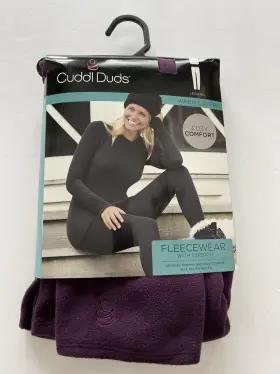 Cuddl Duds 769137605730 Womens Warm Layers Fleecewear With Stretch Leggings Plus Size New