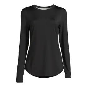 Cuddl Duds 769137715019 Climateright By Womens Long Sleeve Crew Neck Base Layer Top - Small