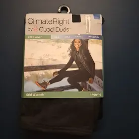 Cuddl Duds 769137737219 Climate Right By Grid Warmth Base Layer Leggings Size Xxl Black. New