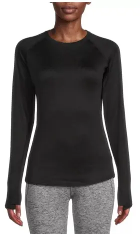 Cuddl Duds 769137737318 New Climate Right By Long Sleeve Crew Baselayer Size M
