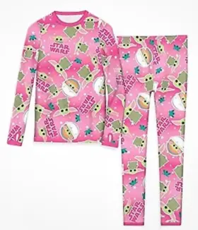 Cuddl Duds 769137910902 Nwt Size Large 10/12 Star Wars The Mandolorian Cuddlduds Thermal 2 Piece Set