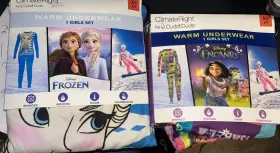 Cuddl Duds 769137924138 2 Sets Girl S Climateright By Thermal Size 4/5 Xs