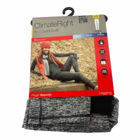 Cuddl Duds 769373377071 Climateright By Womens Legging Base Layer Size Lage Black Novel