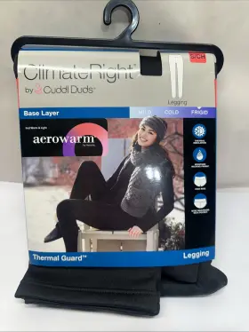 Cuddl Duds 769373385144 Climateright By Womens Thermal Guard Base Layer Legging Small