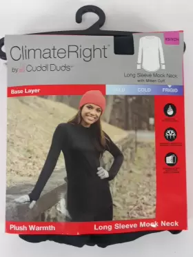 Cuddl Duds 809709581519 Xs Long Sleeve Mock Neck Frigid Shirt Base Layer Climate Right New