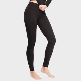 Cuddl Duds 809709715631 Warm Essentials By Womens Smooth Stretch Thermal Leggings - Black Xl