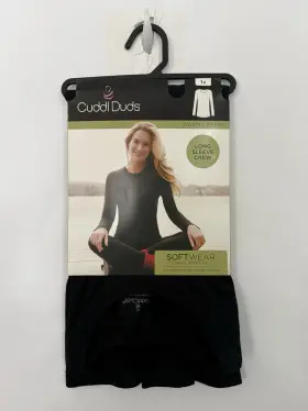 Cd8428616 Cuddl Duds New Softwear With Stretch Long Sleeve Crew Neck Shirt 1x