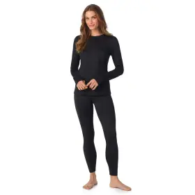 Cd8526104a Cuddl Duds Womens Thermal Underwear - Cold Weather Heavyweight Base Layer 2-p