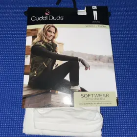 Cd8612316 Cuddl Duds New Womens Ivory Warm Layer Jogger Xl Pants