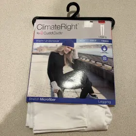Cd8612330 Cuddl Duds Climateright Small Microfiber Stretch Base Layer Legging White New