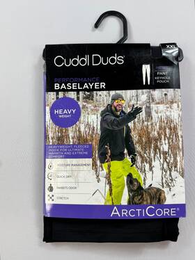 Cuddl Duds Cd8626183 Mens Performance Baselayer Pants Heavyweight Stretch Articcore Xxl