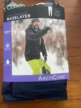 Cd8627083 Cuddl Duds New Mens Navy Heavy Base Layer Artic Core Pants Msrp 50